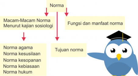 Bagan Macam-Macam Norma, Fungsi, Manfaat, Tujuan dan Contoh Norma