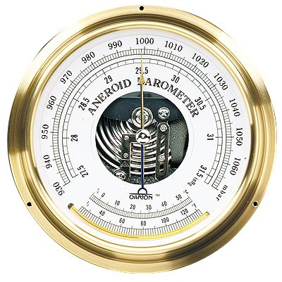 Gambar: Barometer, alat untuk mengukur tekanan udara pada suatu daerah (Sumber: coleparmer.com)