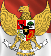 Garuda Pancasila melambangkan persatuan bangsa Indonesia yang dibangun diatas keaneragaman