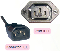 Port dan konektor IEC