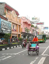Potret suasana kota Yogyakarta