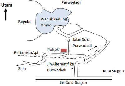 Rute perjalanan ke waduk kedung ombo dari Solo maupun kota Sragen