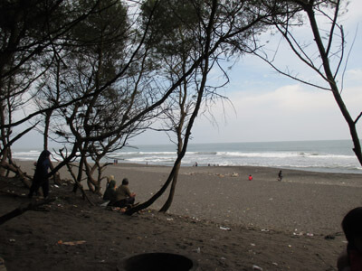 Panorama Pantai Goa Cemara