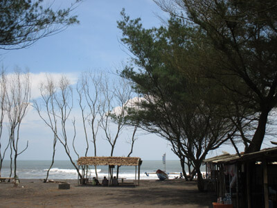 Panorama Pantai Kwaru Bantul Yogyakarta