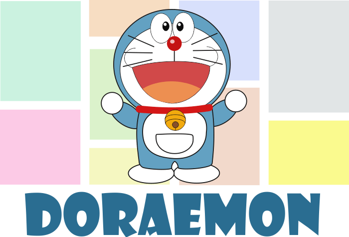 membuat gambar doraemon keren, lucu dan imut