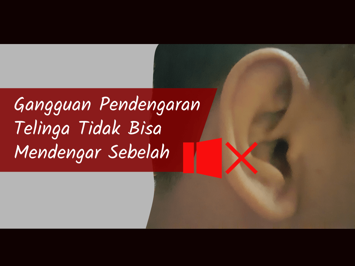 Gangguan Pendengaran Telinga Tidak Bisa Mendengar Sebelah